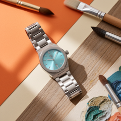 Personalised Wave by Architect London Handcrafted Watch | Modern Font Engraving | A Personal Gift