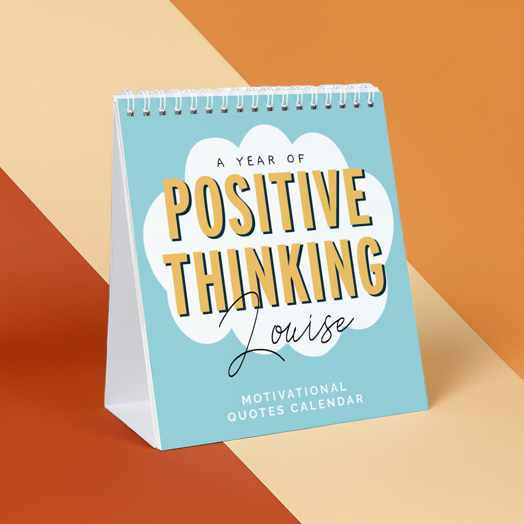 Personalised Fun Quotes Desk Calendar | A Bright & Cheerful Gift for Any Space