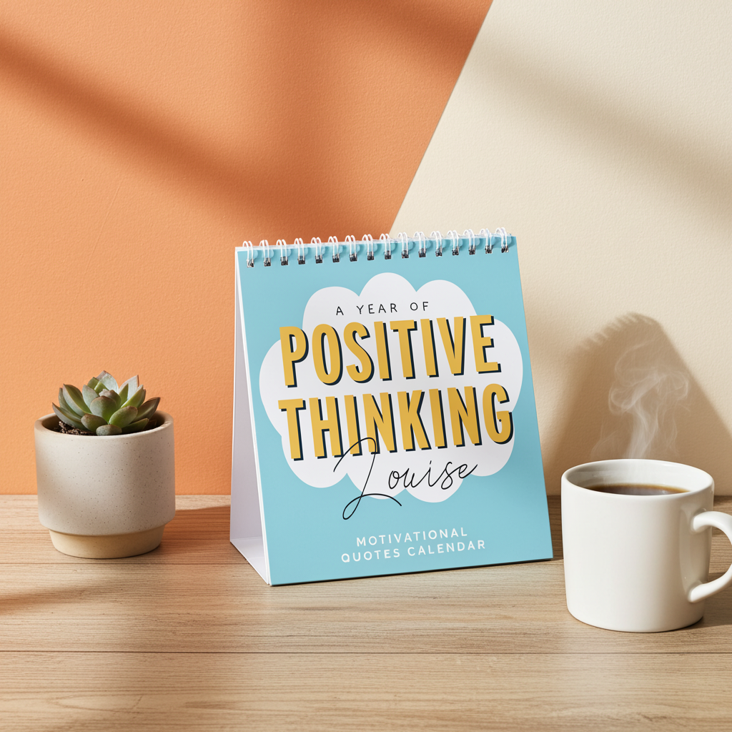 Personalised Fun Quotes Desk Calendar | A Bright & Cheerful Gift for Any Space