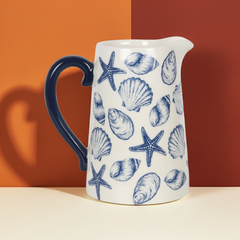 17cm Seashell Ceramic Flower Jug