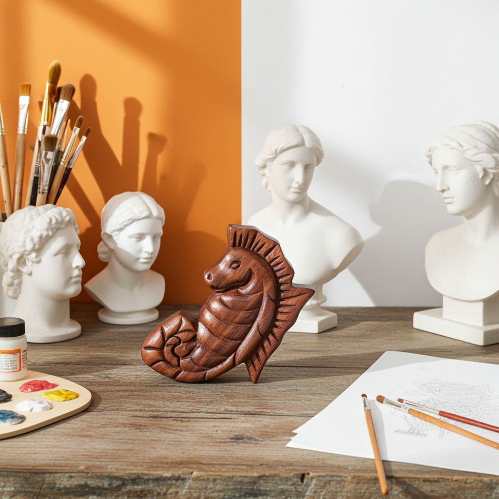 Bali Secret Trinket Storage Box - Sea Horse