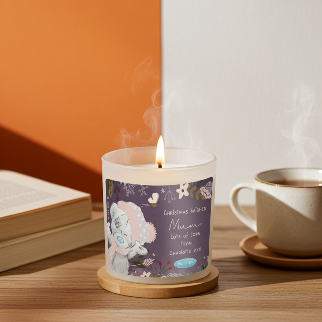 Personalised Me to You Cosy Winter Candle Jar | Custom Christmas Gift