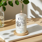 Me to You ‘Love You to the Moon and Back’ Personalised Pillar Candle