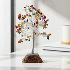 Multi Gemstone Tree With Organite Base