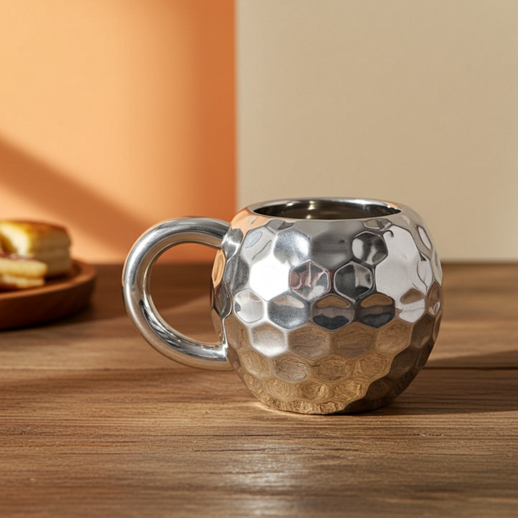 Unique Silver Disco Ball Mug