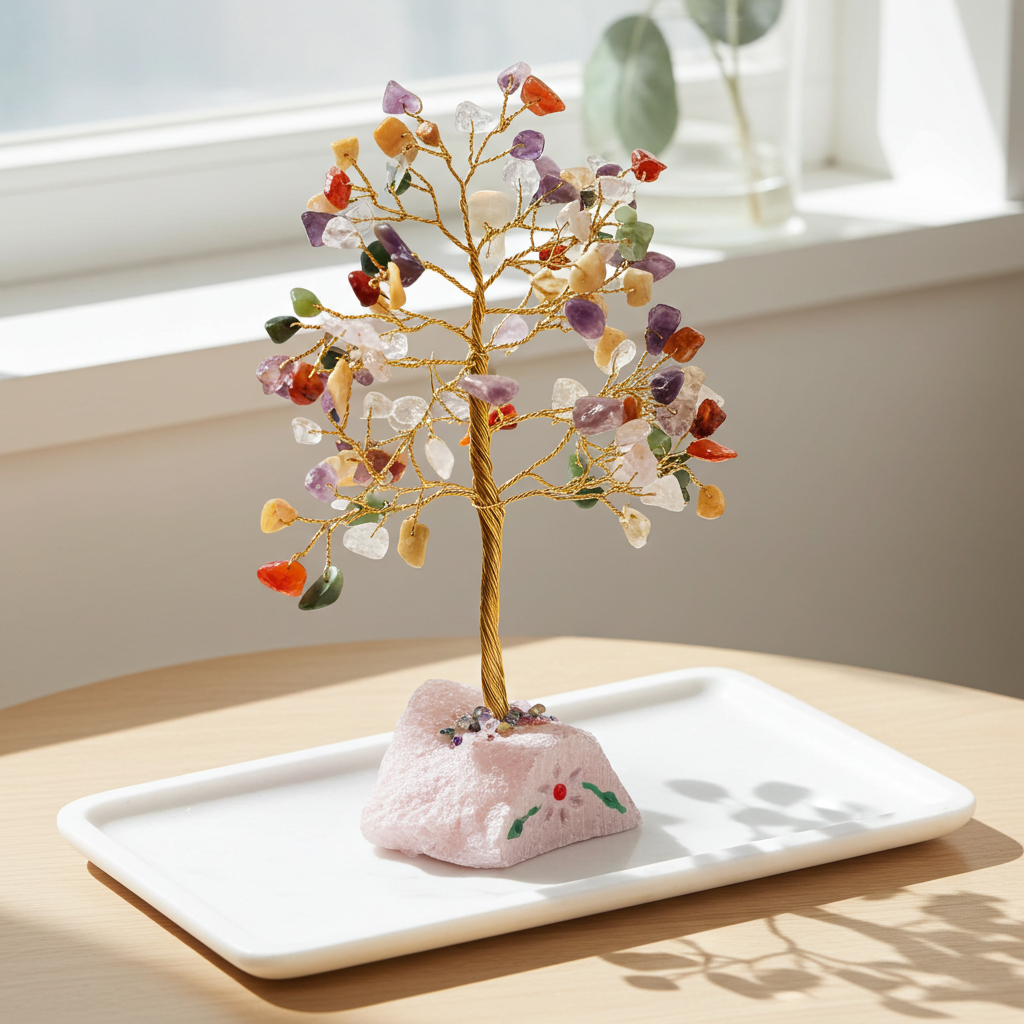 Multi Gem Indian Gemstone Tree