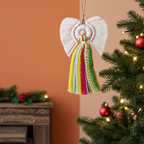 Hati Hati Macrame Angel - Rainbow
