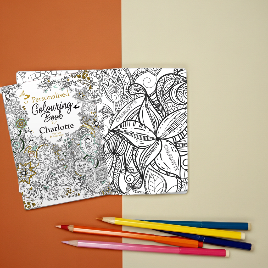 Personalised Botanical Zen Colouring Book | Relaxing Mindful Meditation Gift for Adults | Floral Gift For Nature Lovers - Artfully Curated Creations and identify whats in the image