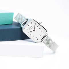 Personalised Ladies Lillie Handcrafted Watch By Architect London | Modern Font Engraving | A Personal Gift