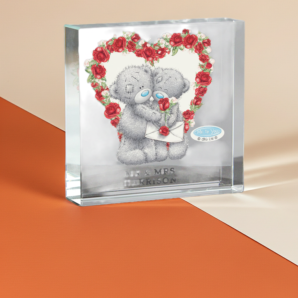 Personalised Me to You Valentine’s Crystal Token | A Beautiful Way to Say “I Love You”