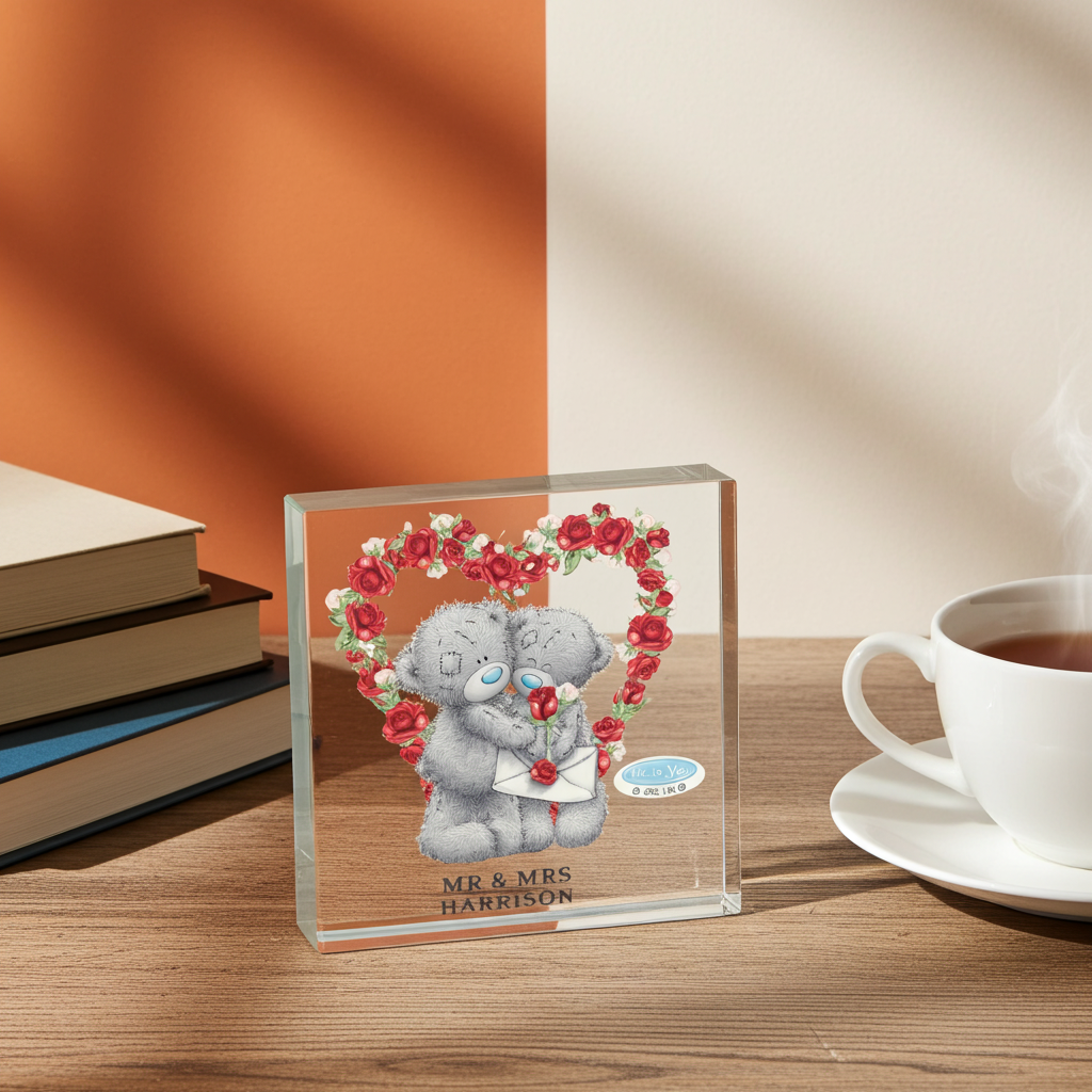 Personalised Me to You Valentine’s Crystal Token | A Beautiful Way to Say “I Love You”