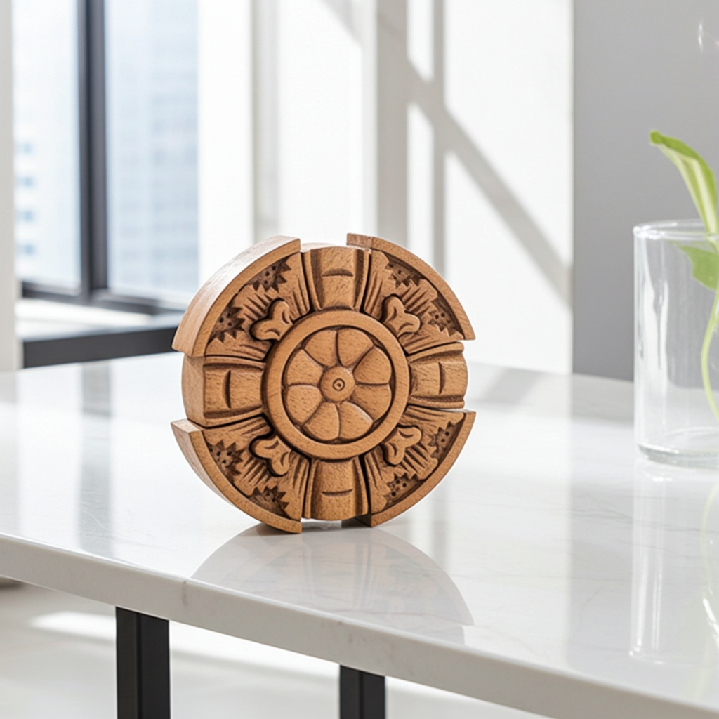 Bali Secret Trinket Storage Box - Petal