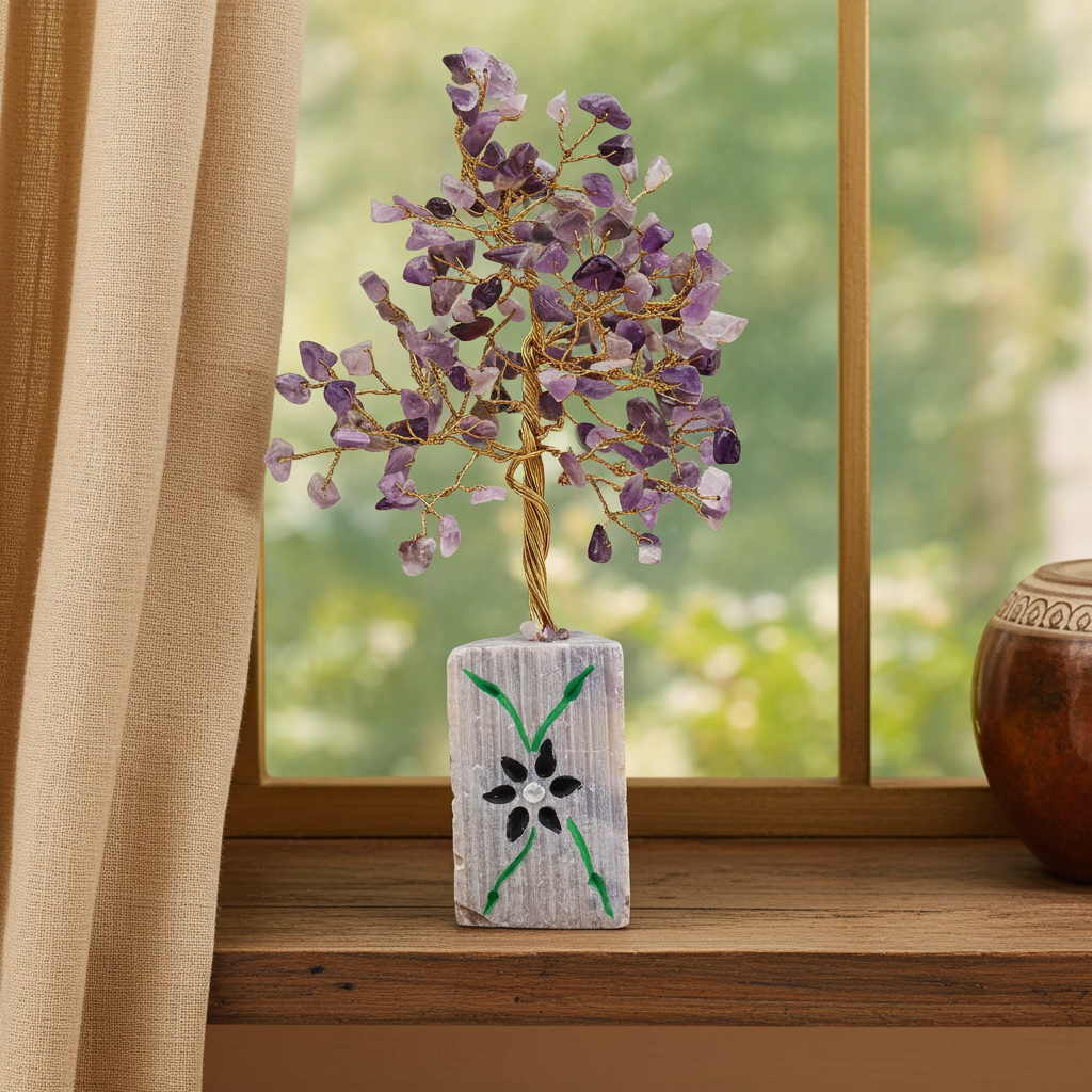 Amethyst Indian Gemstone Tree