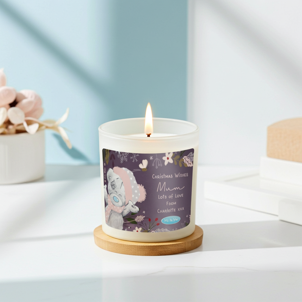 Personalised Me to You Cosy Winter Candle Jar | Custom Christmas Gift - Artfully Curated Creations and identify whats in the image