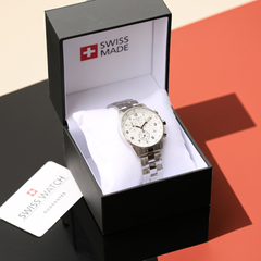 Personalised Men's Endeavour Luxury Handcrafted Swiss Made Watch By Architect London | Modern Font Engraving | A Personal Gift