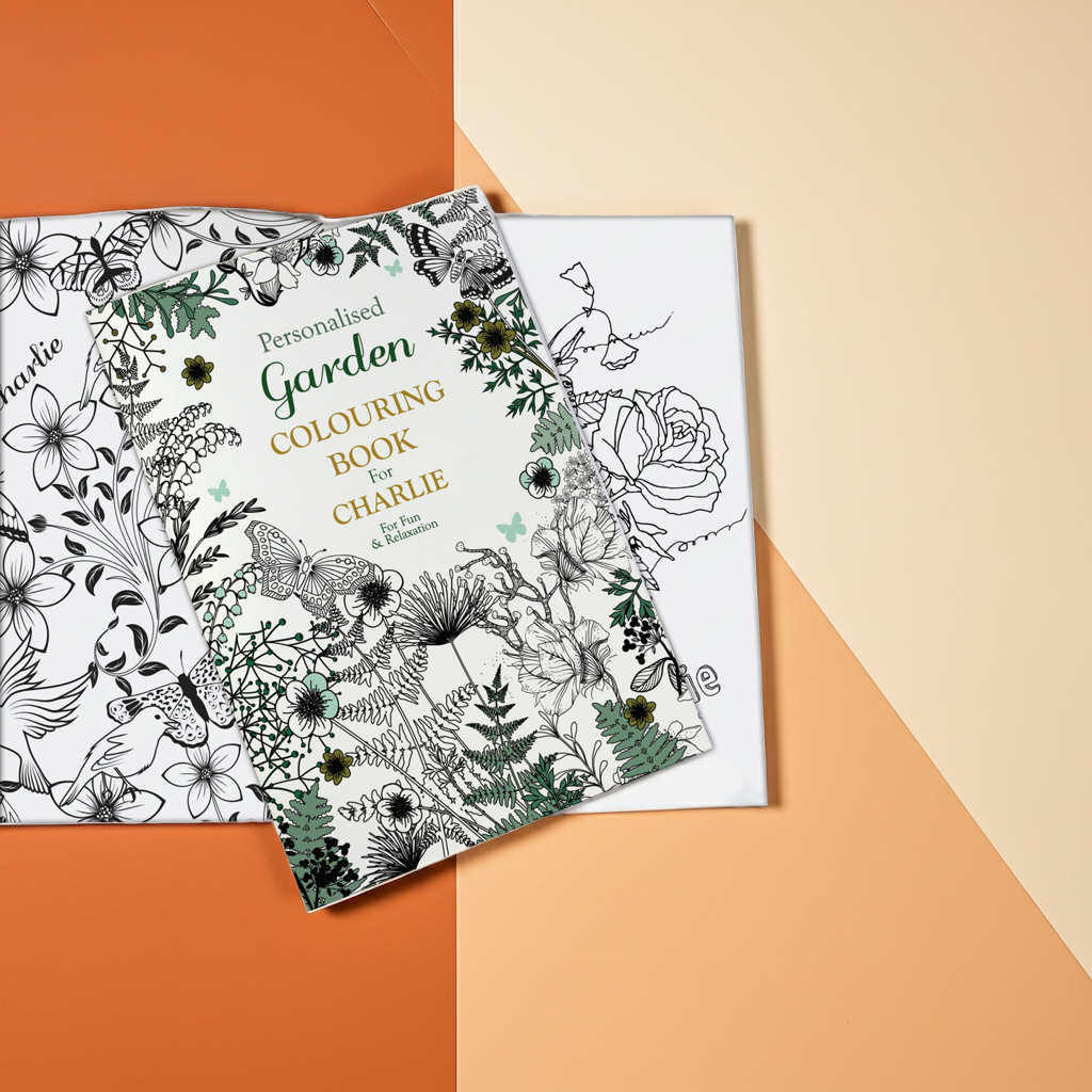 Personalised Gardening Zen Colouring Book | Relaxing Mindful Meditation Gift for Adults