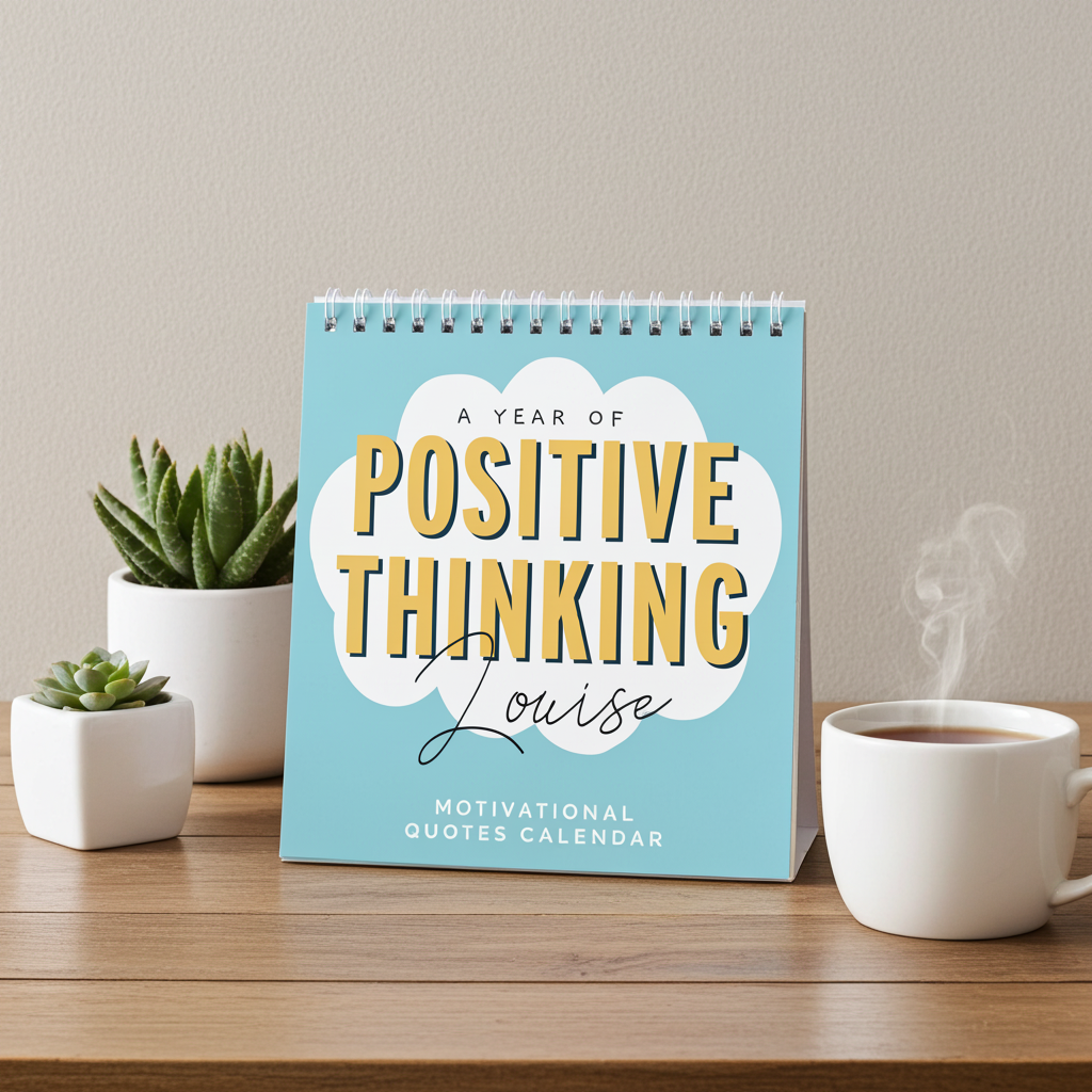 Personalised Fun Quotes Desk Calendar | A Bright & Cheerful Gift for Any Space
