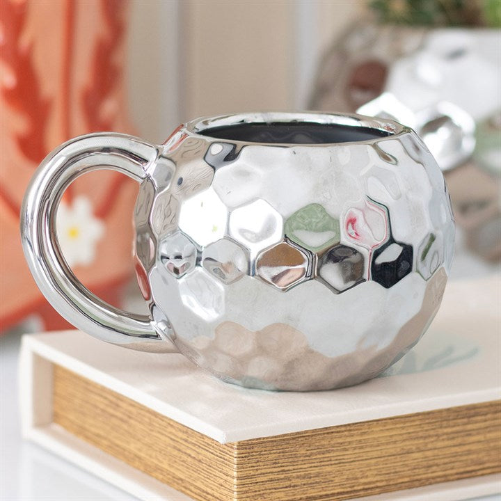 Unique Silver Disco Ball Mug