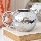 Unique Silver Disco Ball Mug