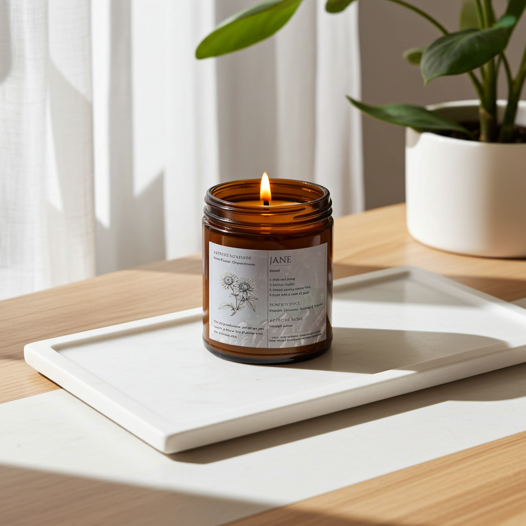 The Definition of you birth flower customisable scented artwork candle | Handmade | A personal gift - Artfully Curated Creations and identify whats in the image