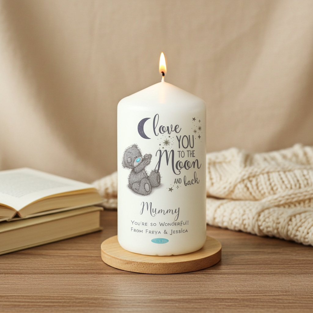 Me to You ‘Love You to the Moon and Back’ Personalised Pillar Candle
