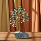 Moss Agate Indian Gemstone Tree