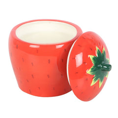Strawberry Shaped Candle In Jar