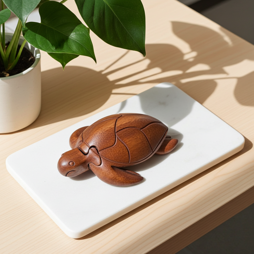 Bali Secret Trinket Storage Box - Sea Turtle