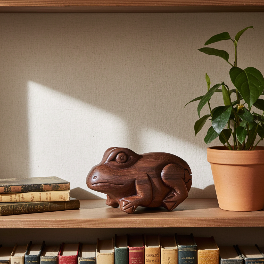 Bali Secret Trinket Storage Box - Frog
