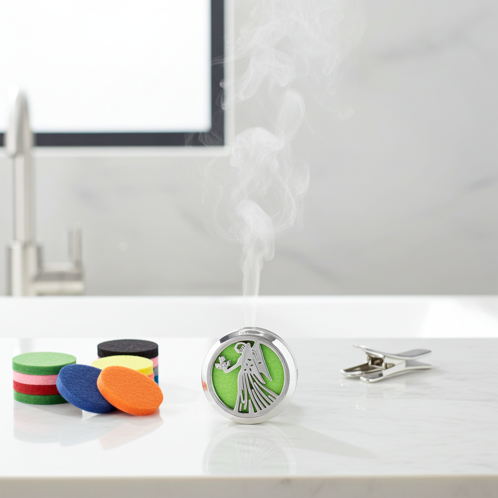 Aromatherapy Car Diffuser - 30mm - Artfully Curated Creations and identify whats in the image