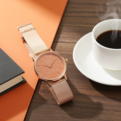 Personalised Ladies Blanc Handcrafted Watch By Architect London | Modern Font Engraving | A Personal Gift