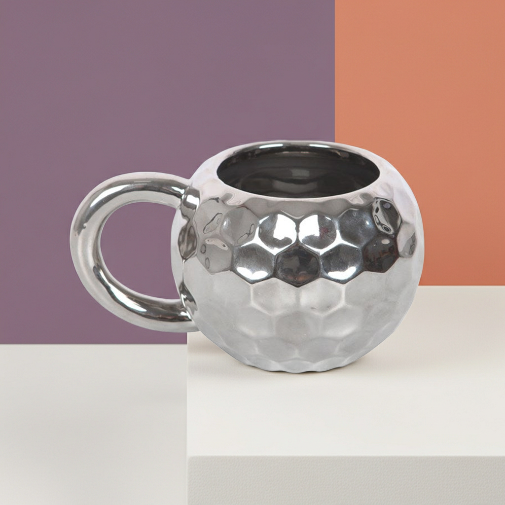 Unique Silver Disco Ball Mug