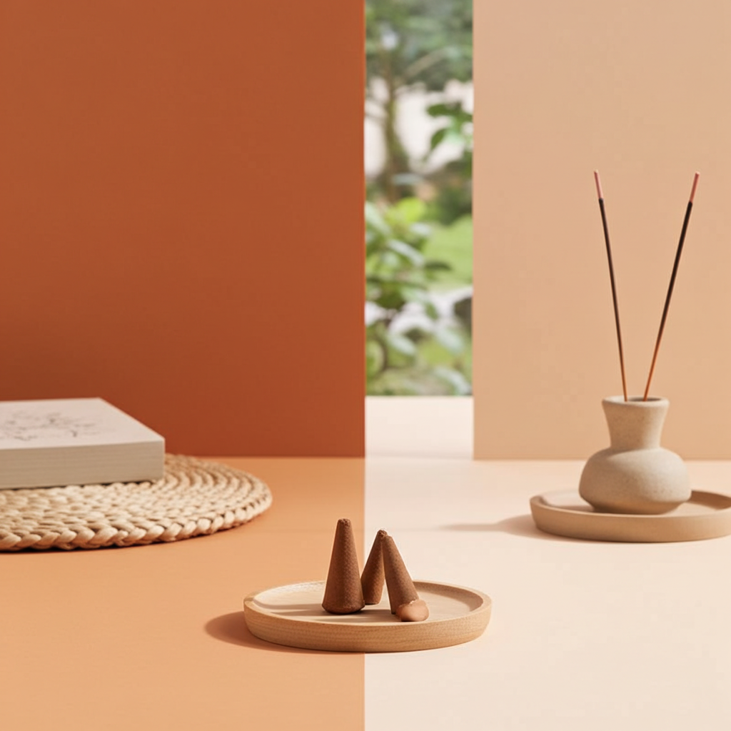 Plant Based Incense Cones - Artfully Curated Creations and identify whats in the image
