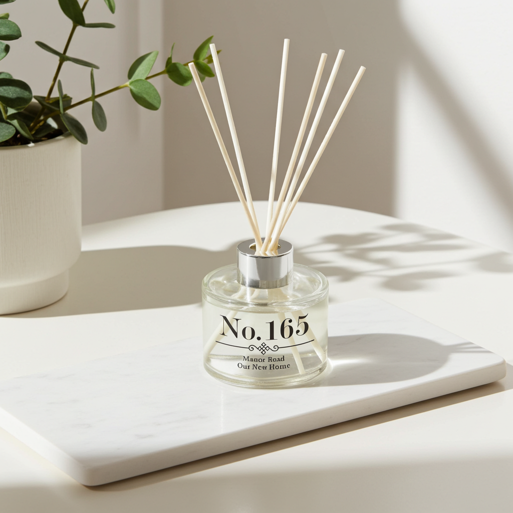 Personalised Reed Diffuser | A Beautifully Fragrant New Home Gift - Artfully Curated Creations and identify whats in the image