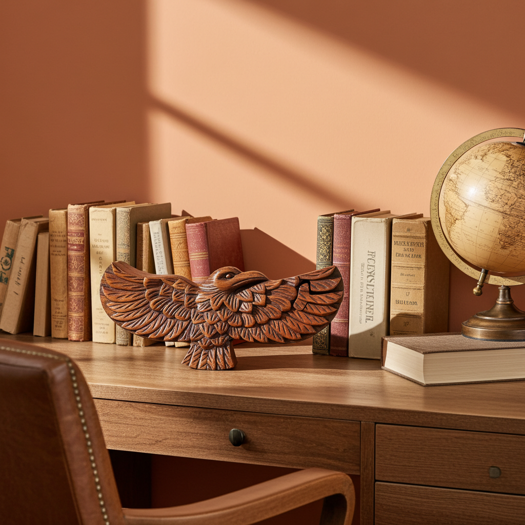 Bali Secret Trinket Storage Box - Eagle