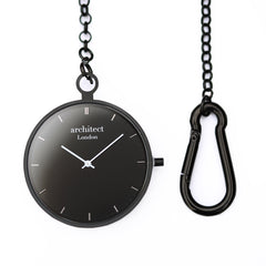 Personalised Handcrafted Pocket Watch By Architect London | Modern Font Engraving | A Personal Gift