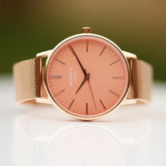Personalised Ladies Blanc Handcrafted Watch By Architect London | Modern Font Engraving | A Personal Gift