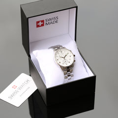 Personalised Men's Endeavour Luxury Handcrafted Swiss Made Watch By Architect London | Modern Font Engraving | A Personal Gift