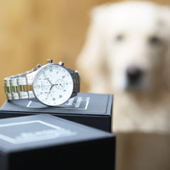 Personalised Men's Endeavour Luxury Handcrafted Swiss Made Watch By Architect London | Modern Font Engraving | A Personal Gift