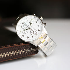 Personalised Men's Endeavour Luxury Handcrafted Swiss Made Watch By Architect London | Modern Font Engraving | A Personal Gift