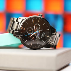 Personalised Men's Apollo Handcrafted Watch By Architect London | Modern Font Engraving | A Personal Gift