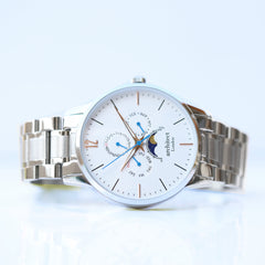 Personalised Men's Apollo Handcrafted Watch By Architect London | Modern Font Engraving | A Personal Gift
