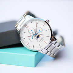 Personalised Men's Apollo Handcrafted Watch By Architect London | Modern Font Engraving | A Personal Gift