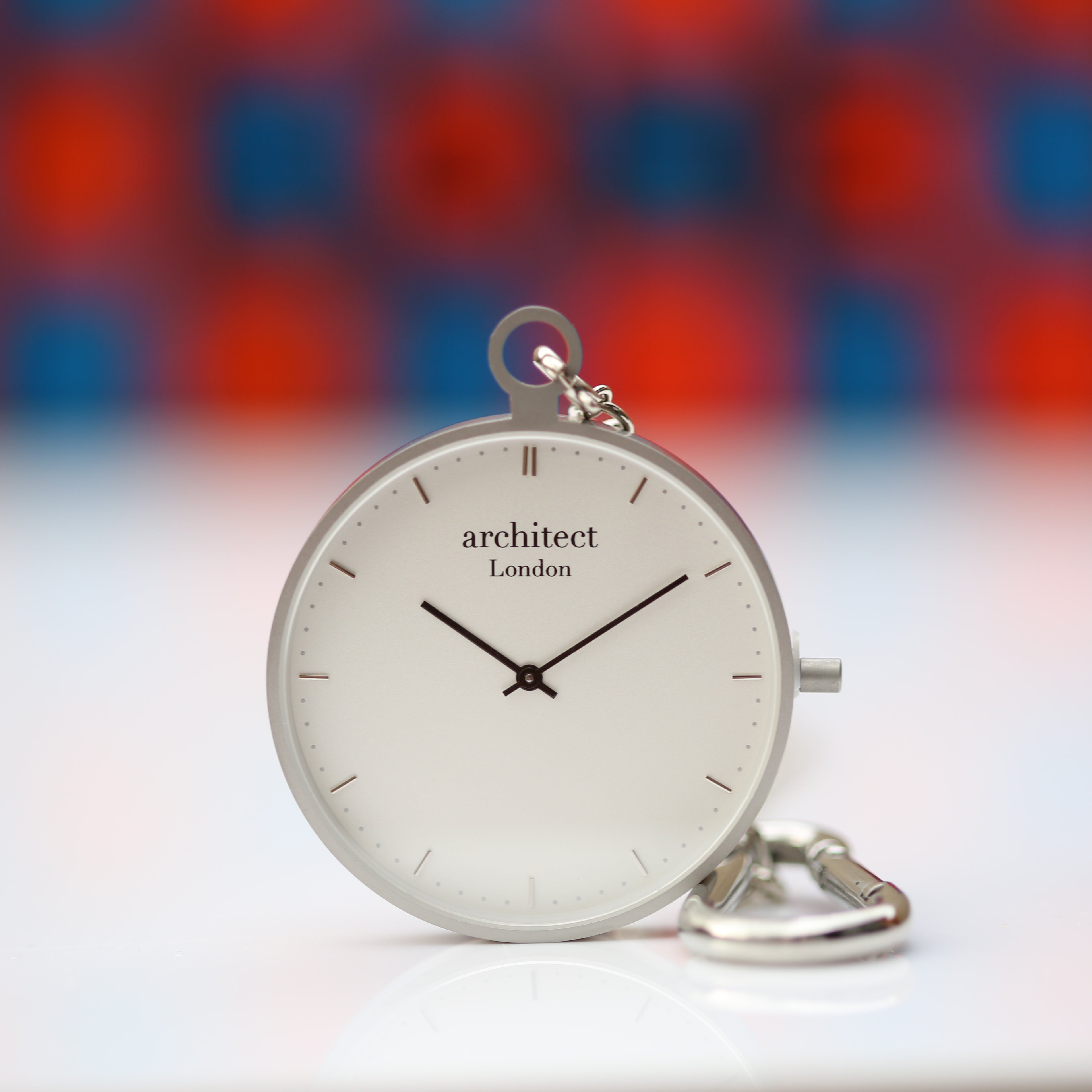 Personalised Handcrafted Pocket Watch By Architect London | Modern Font Engraving | A Personal Gift