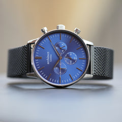 Personalised Men's Motivator Luxury Handcrafted Watch By Architect London | Modern Font Engraving | A Personal Gift