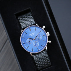Personalised Men's Motivator Luxury Handcrafted Watch By Architect London | Modern Font Engraving | A Personal Gift