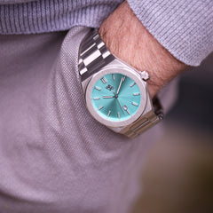 Personalised Wave by Architect London Handcrafted Watch | Modern Font Engraving | A Personal Gift
