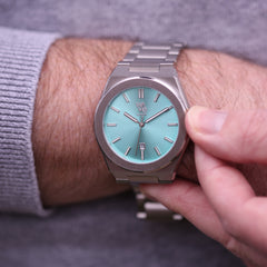 Personalised Wave by Architect London Handcrafted Watch | Modern Font Engraving | A Personal Gift