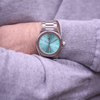 Personalised Wave by Architect London Handcrafted Watch | Modern Font Engraving | A Personal Gift