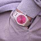 Personalised Wave by Architect London Handcrafted Watch | Modern Font Engraving | A Personal Gift